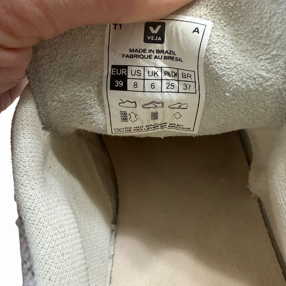 Veja Cream and Navy Shoes - Picture 8 of 8